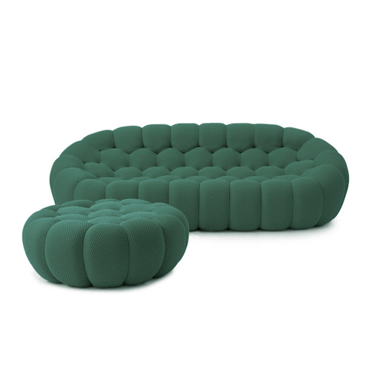 Duo, pack canapé 3 places et pouf bubble