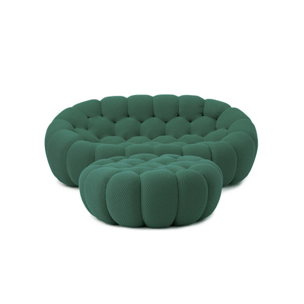 Duo, pack canapé 2 places et pouf bubble