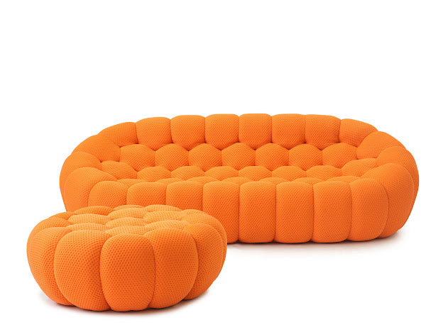 Duo, pack canapé 3 places et pouf bubble