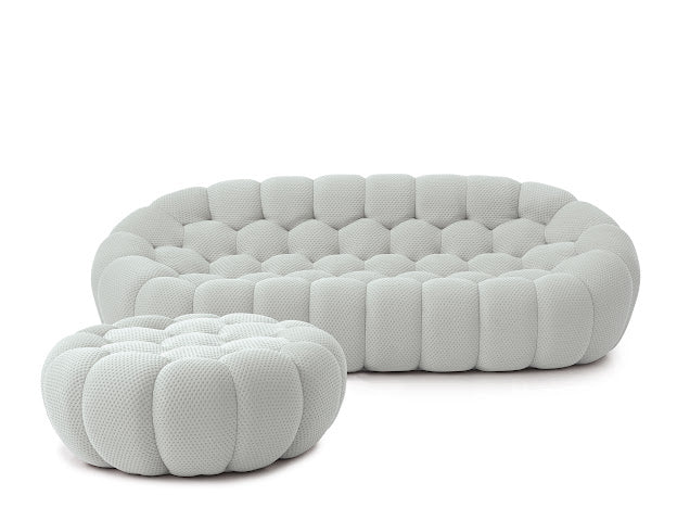 Duo, pack canapé 3 places et pouf bubble